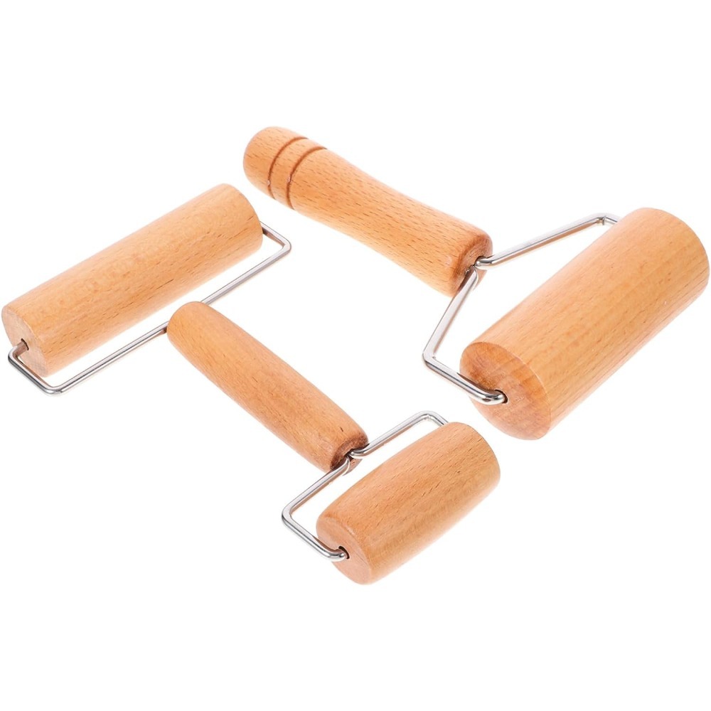 1Pc Wooden Rolling Pin Handhel - Kitchen Roller Baking 评论和价格