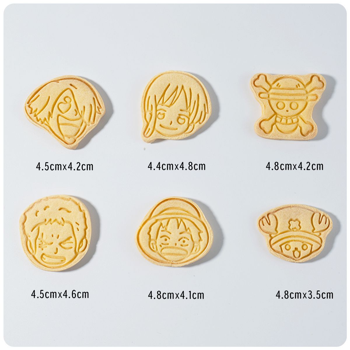 Anime One Piece Cookie Cutter  - Baking Kitchen Set 评论和价格