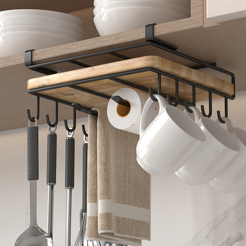 Kitchen Hanging Organizer Rack - Kitchen Uncle 评论和价格