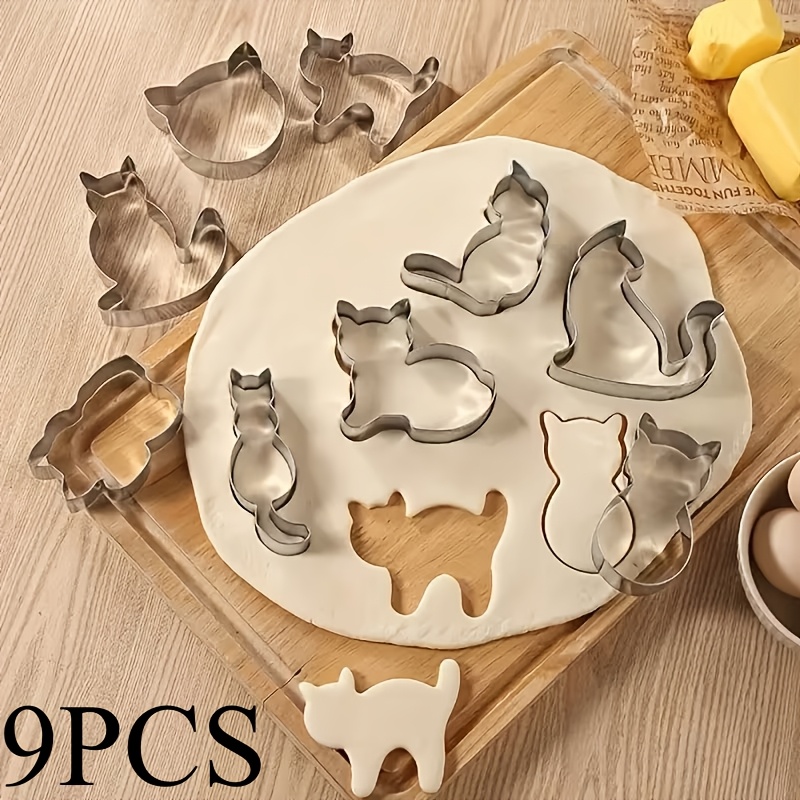 9PCS Cookie Cutter Set, Food G - Baking Kitchen Set 评论和价格
