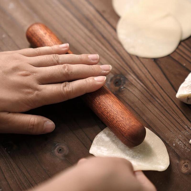25/30cm Wooden Rolling Pin Fon - Kitchen Roller Baking 评论和价格
