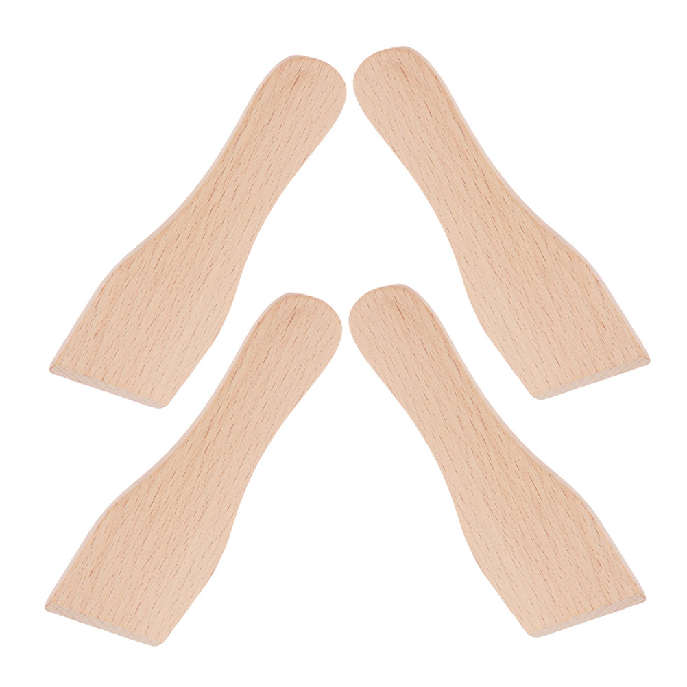 4Pcs Wooden Baking Spatula Set - Baking Kitchen Set 评论和价格