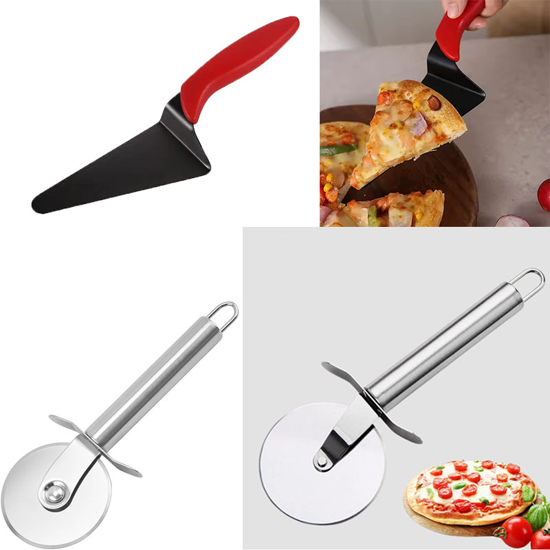 Stainless Steel Pizza Cutter W - Baking Kitchen Set 评论和价格