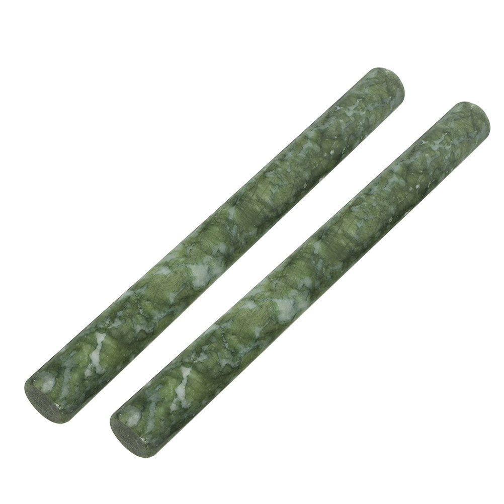2Pcs Natural Marble Rolling Pi - Kitchen Roller Baking 评论和价格
